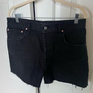 JULES SUPER HIGH RISE VINTAGE SHORT in black (GRLFRND) Size 31